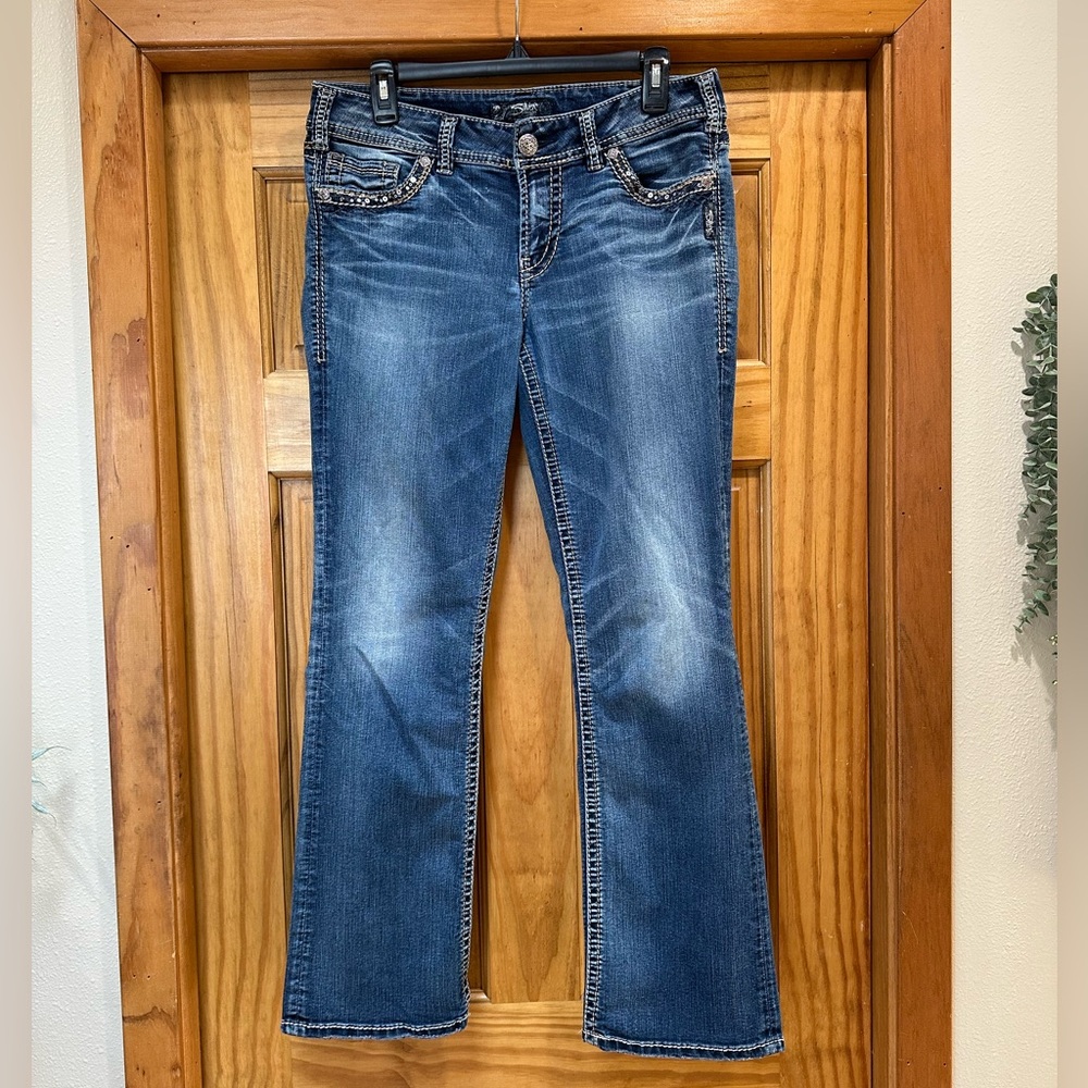 Silver Suki Mid Slim Boot Jeans
